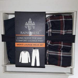 RAINFOREST   MEN'S LOUNGE WEAR SET.  NAVY COLOR.  "M" - SIZE